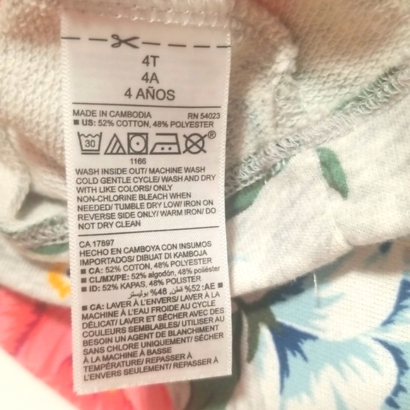 2/$20 Old Navy Little Girl's Floral Dress Size 4T - Picture 8 of 8